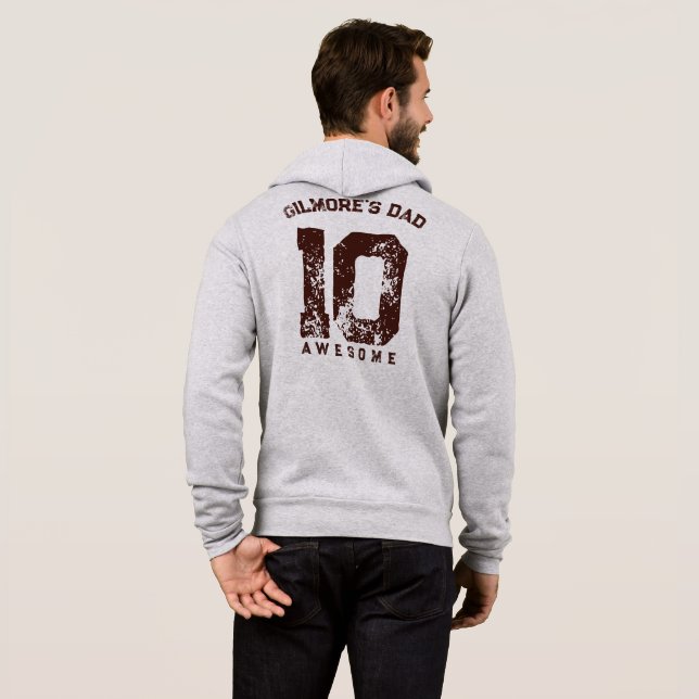 Sudadera Camiseta de Rendimiento Máximo de Papá Regalo Dive (Reverso completo)