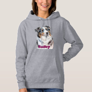 Sudadera Camiseta de retrato de perro personalizada – Nombr