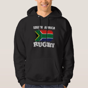 Sudadera Camiseta de Rugby de Sudáfrica con Bandera de Sudá