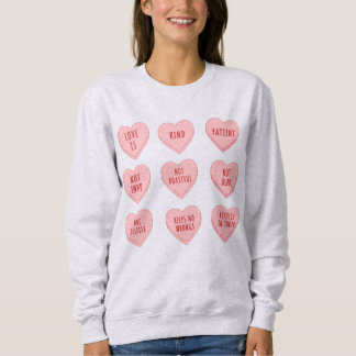 Sudadera Camiseta de San Valentín inspirada en la fe con co