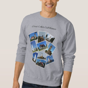 Sudadera Camiseta de sello de faro de los Grandes Lagos con