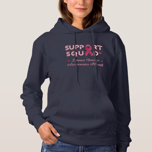 Sudadera Camiseta de sensibilización sobre el cáncer de mam (Anverso)