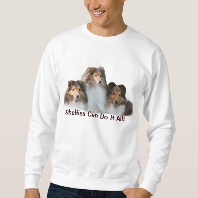 Sudadera Camiseta de Sheltie (Anverso)
