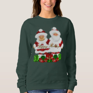 Sudadera Camiseta de Sr. y de señora Papá Noel