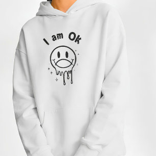 Sudadera Camiseta de streetwear con cara sonriente derretid