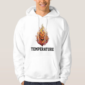 Sudadera Camiseta de Streetwear de Temperatura de Línea de