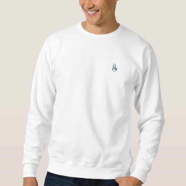 Sudadera camiseta de sudor básico para hombres (Anverso)