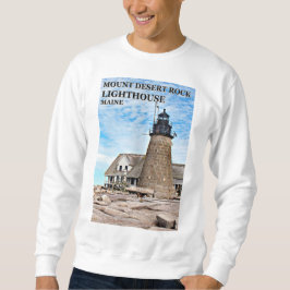 Sudadera Camiseta de sudor de Mount Desert Rock Lighthouse,