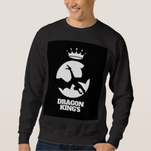 Sudadera Camiseta de sudor fantasía Corona del Rey Dragón