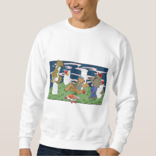 Sudadera Camiseta de sudor para hombres de hombres lobo com