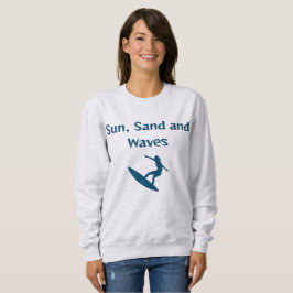 Sudadera Camiseta de Sun, Sand y Waves