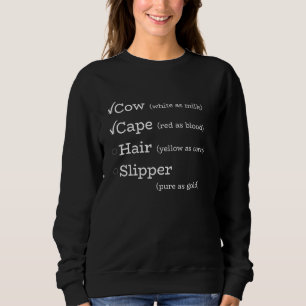 Sudadera Camiseta de teatro musical de zapatilla de pelo de