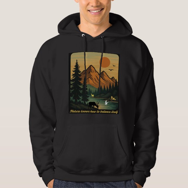 Sudadera Camiseta de tema natural (Anverso)