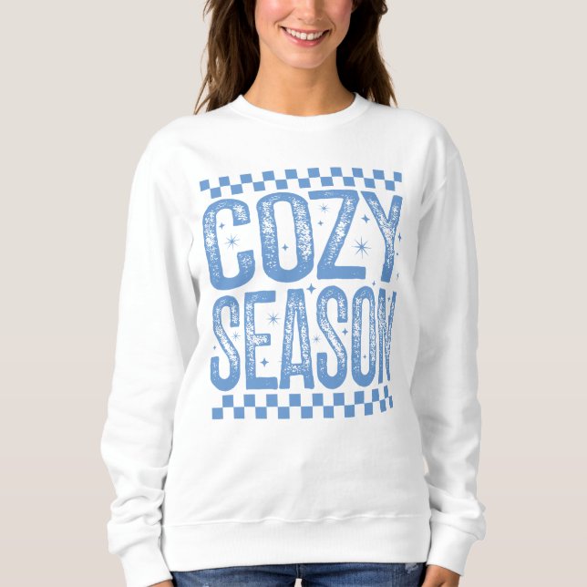 Sudadera Camiseta de temporada acogedora (Anverso)