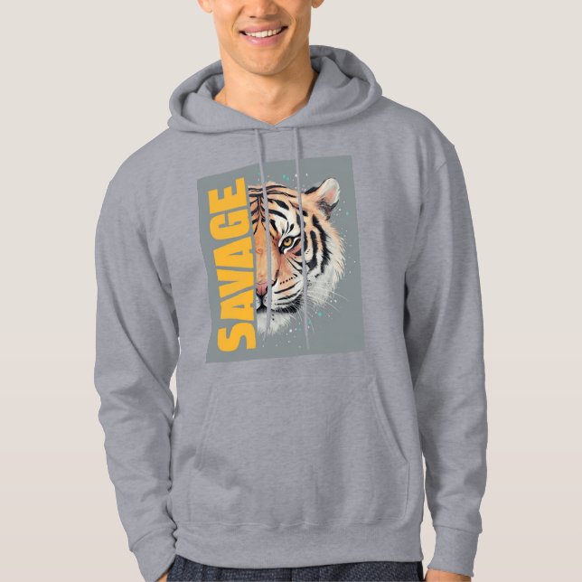 Sudadera Camiseta de tigre (Anverso)