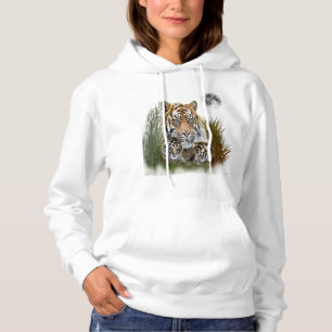 Sudadera Camiseta de tigre y cachorros