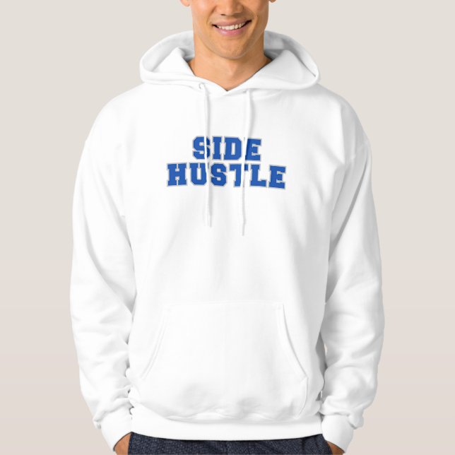 Sudadera Camiseta de tipografía de bifurcación lateral (Anverso)