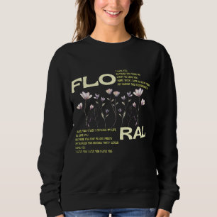 Sudadera Camiseta de tipografía estética con poema de amor