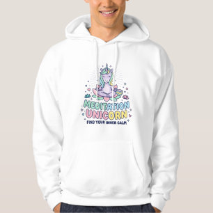 Sudadera Camiseta de tipografía negrita Unicornio Meditació