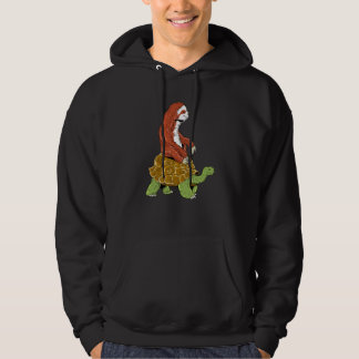 Sudadera Camiseta de Tortuga con Perezoso Salvaje Corriendo