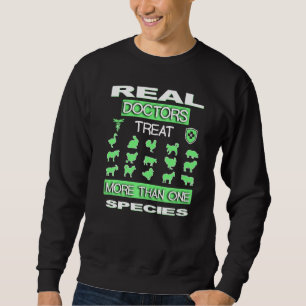 Sudadera Camiseta de veterinario médico real estudiante de 