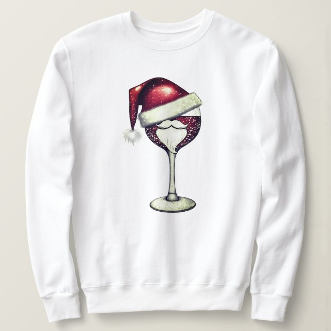 Sudadera Camiseta de vidrio de la camiseta de la camiseta d (Anverso del diseño)