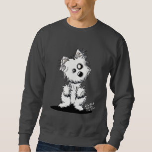 Sudadera Camiseta de Westie del zombi