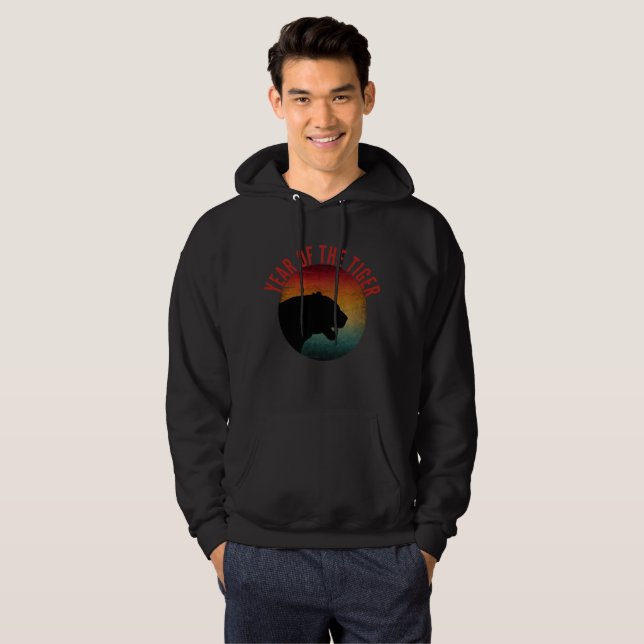 Sudadera Camiseta del año del tigre (Anverso completo)