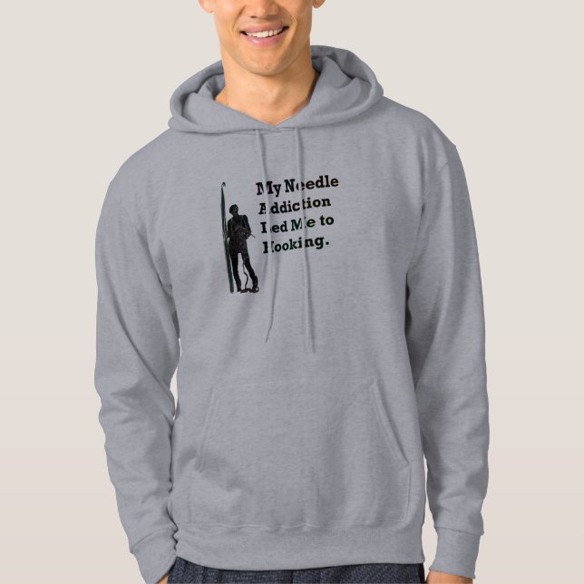 Sudadera Camiseta del apego de la aguja (Anverso)