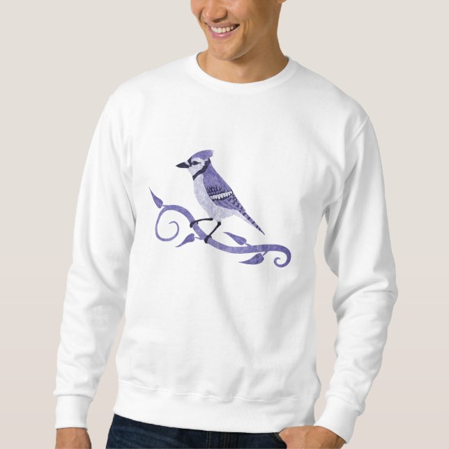 Sudadera Camiseta del arrendajo azul (Anverso)