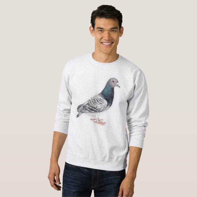 Sudadera Camiseta del arte del pájaro de la paloma (Anverso completo)