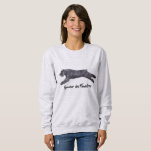 Sudadera Camiseta del arte del perro del DES Flandres de