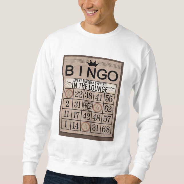 Sudadera Camiseta del bingo (Anverso)