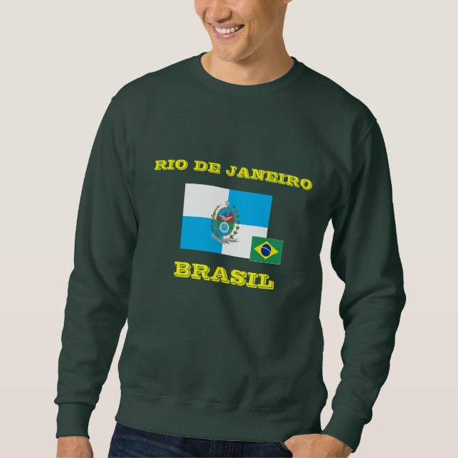 Sudadera Camiseta del Brasil Río de Janeiro (Anverso)
