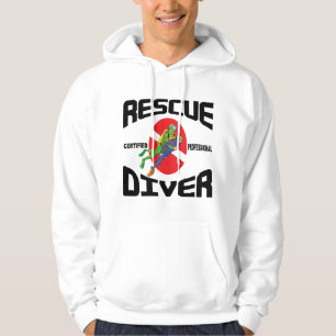 Sudadera Camiseta del buceador del rescate