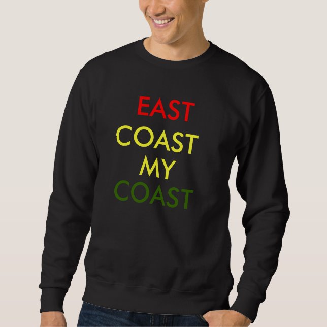 Sudadera Camiseta del cuello barco de Bmx de la costa este (Anverso)