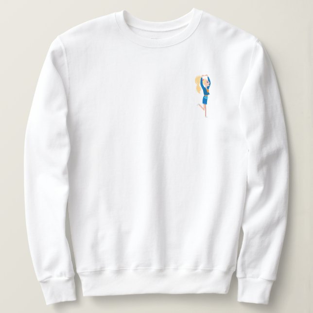 Sudadera Camiseta del cuello barco de Lil Margie (Anverso del diseño)