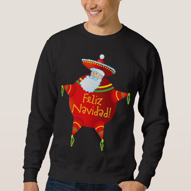 Sudadera Camiseta del día de fiesta de Feliz Navidad (Anverso)