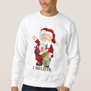 Sudadera Camiseta del día de fiesta de Santa del navidad