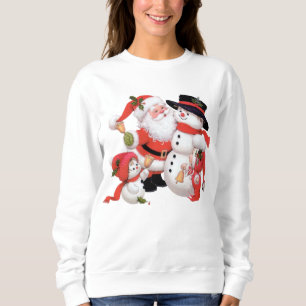 Sudadera Camiseta del día de fiesta del muñeco de nieve d