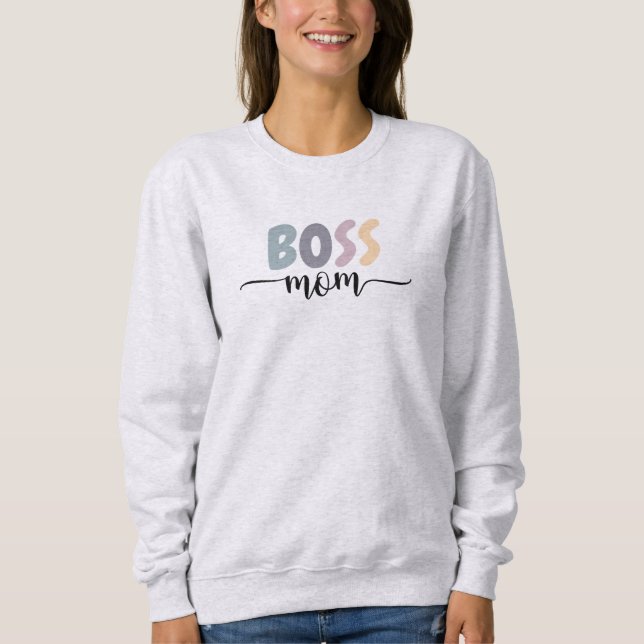 Sudadera Camiseta del Día de la Madre del Jefe (Anverso)