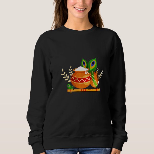 Sudadera Camiseta del Festival Dahi Handi (Anverso)