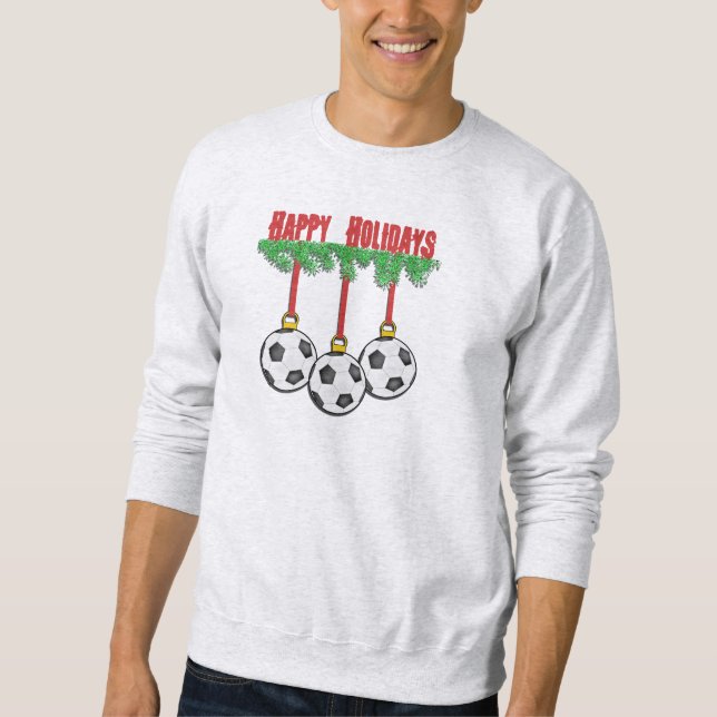 Sudadera Camiseta del fútbol del navidad (Anverso)