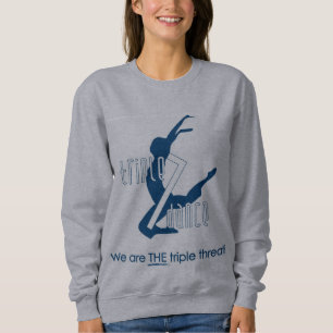 Sudadera Camiseta del gris del triple 7