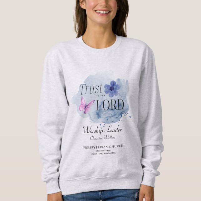 Sudadera Camiseta del grupo cristiano personalizable (Anverso)