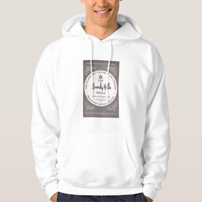 Sudadera Camiseta del hotel de Beverly Hills HOLLYWOOD 1953 (Anverso)