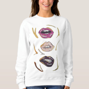 Sudadera Camiseta del lápiz labial