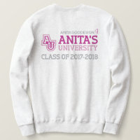 Camiseta del logotipo de la universidad de Anita