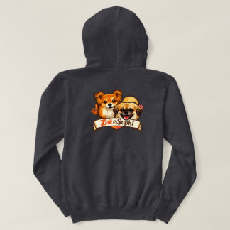 Sudadera Camiseta del logotipo de Zoë y Sophi Dog