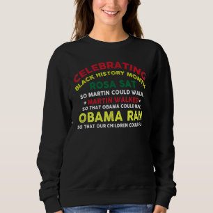Sudadera Camiseta del Mes de la Historia Negra Celebra en